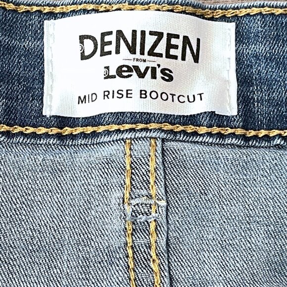 Denizen Levis Jeans Womens 16 33x32 Blue Denim Modern Boot Cut Mid Rise Western - Picture 5 of 10